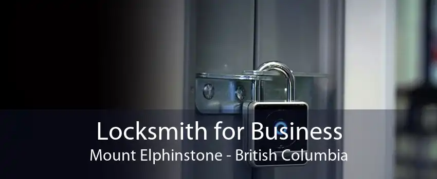 Locksmith for Business Mount Elphinstone - British Columbia