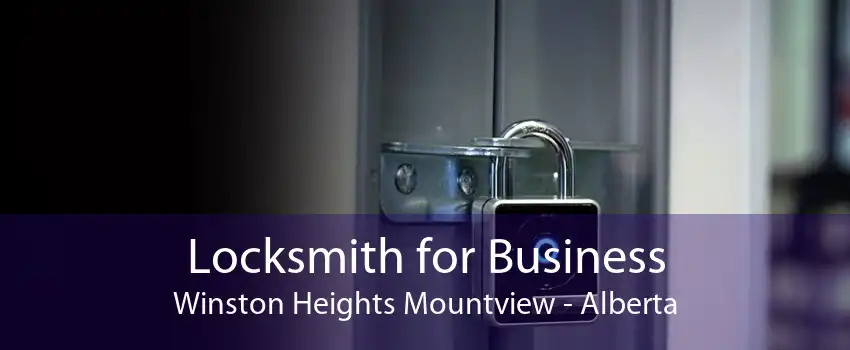 Locksmith for Business Winston Heights Mountview - Alberta