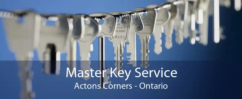 Master Key Service Actons Corners - Ontario