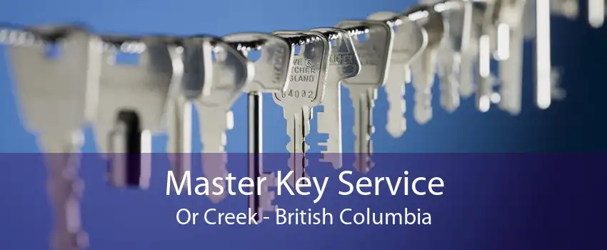 Master Key Service Or Creek - British Columbia
