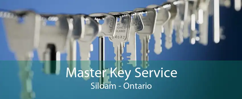 Master Key Service Siloam - Ontario