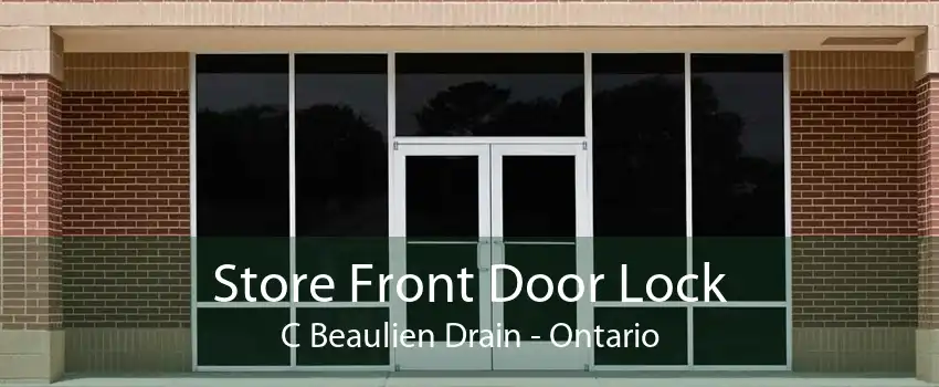 Store Front Door Lock C Beaulien Drain - Ontario