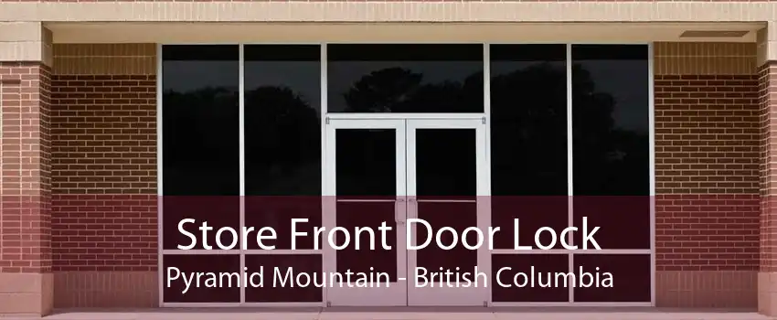 Store Front Door Lock Pyramid Mountain - British Columbia