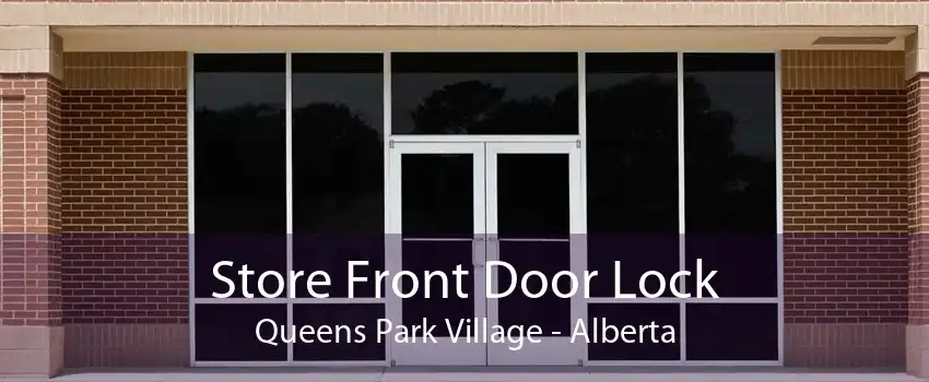 Store Front Door Lock Queens Park Village - Alberta